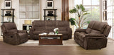 Henricus Dark Brown Glider Recliner by Furniture of America at Eve Furniture