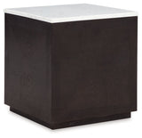 Henridge Black/White Accent Table