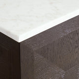 Henridge Black/White Accent Table