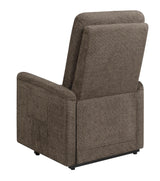 Henrietta Brown Power Lift Recliner with Storage Pocket by Coaster at Eve Furniture