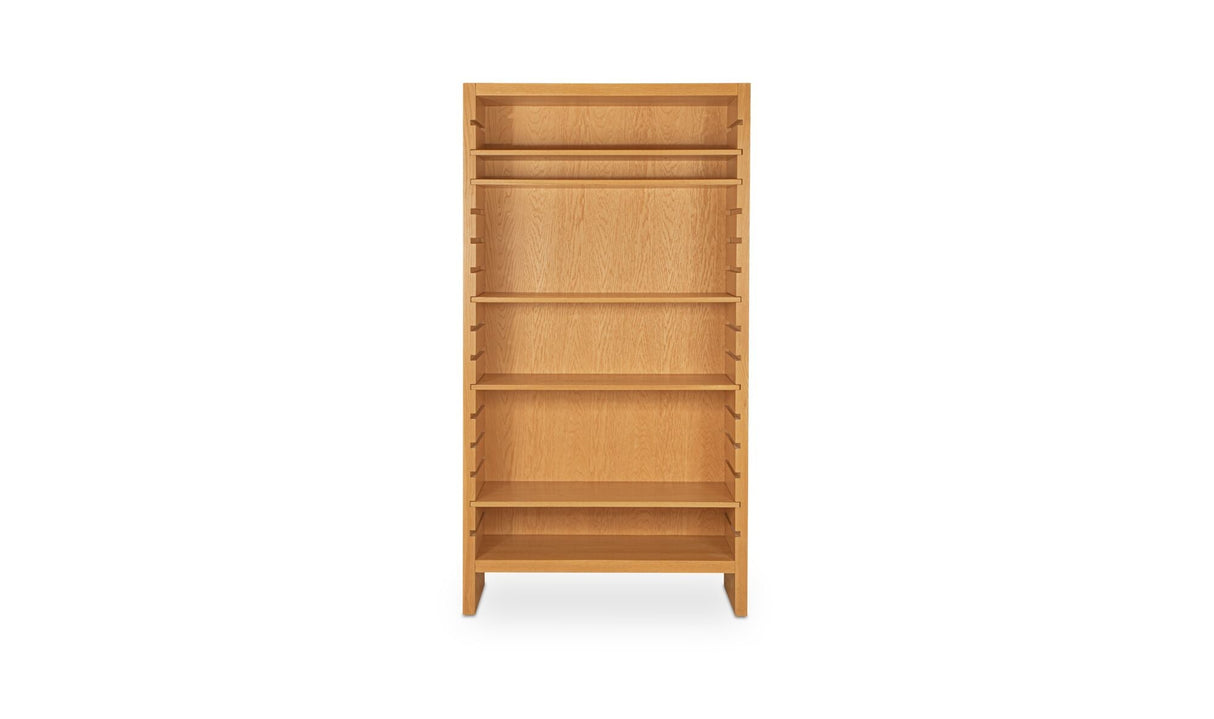 Henrik Bookcase Natural by Moe's Home at Eve Furniture