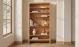 Henrik Bookcase Natural by Moe's Home at Eve Furniture