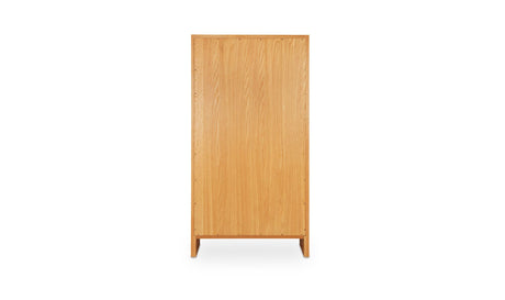 Henrik Bookcase Natural by Moe's Home at Eve Furniture
