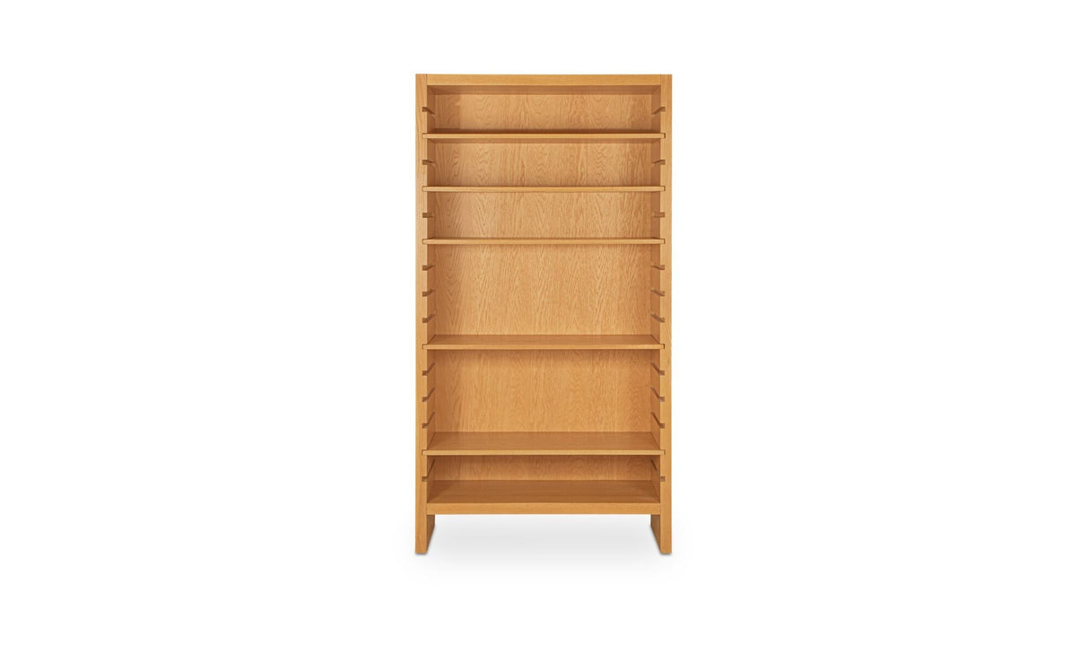 Henrik Bookcase Natural by Moe's Home at Eve Furniture