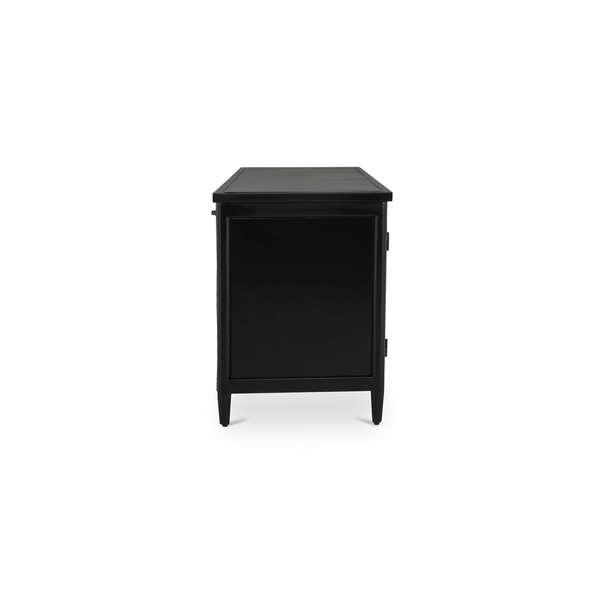 Henry Black Metal Media Unit by Moe's Home at Eve Furniture