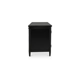 Henry Black Metal Media Unit by Moe's Home at Eve Furniture