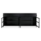 Henry Black Metal Sideboard by MOES at Eve Furniture
