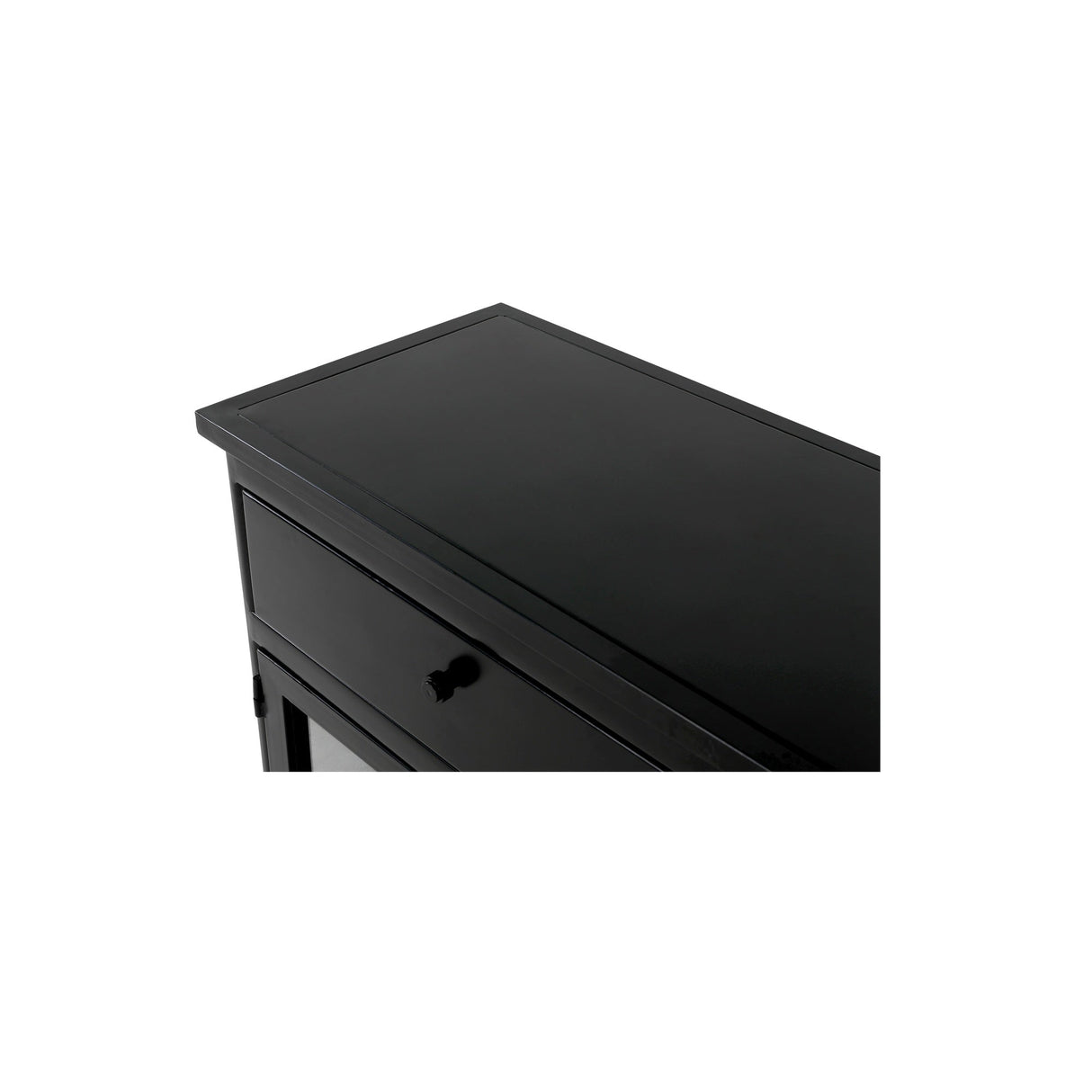 Henry Black Metal Sideboard by MOES at Eve Furniture