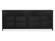 Henry Black Metal Sideboard by Moe's Home at Eve Furniture