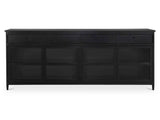 Henry Black Metal Sideboard by Moe's Home at Eve Furniture