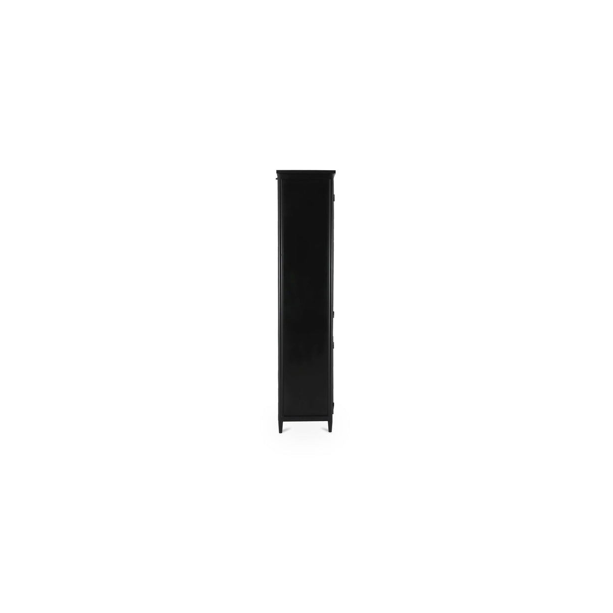 Henry Black Metal Tall Cabinet by Moe's Home at Eve Furniture