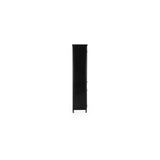 Henry Black Metal Tall Cabinet by Moe's Home at Eve Furniture