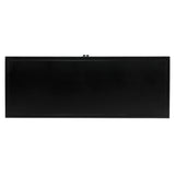 Henry Black Metal Tall Cabinet by Moe's Home at Eve Furniture