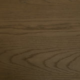 Henry Dark & Light Brown Oak Wood w/ Glass Doors Curio Cabinet by Mercana at Eve Furniture