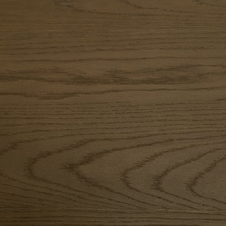 Henry Dark & Light Brown Oak Wood w/ Glass Doors Curio Cabinet by Mercana at Eve Furniture