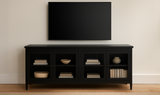 Henry Metal Media Unit Black by Moe's Home at Eve Furniture