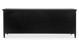 Henry Metal Media Unit Black by Moe's Home at Eve Furniture