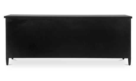 Henry Metal Media Unit Black by Moe's Home at Eve Furniture