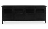 Henry Metal Media Unit Black by Moe's Home at Eve Furniture
