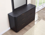 Henry Reeded Espresso Bedroom Set by Steve Silver at Eve Furniture