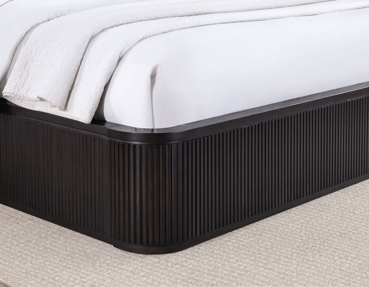 Henry Reeded Espresso Bedroom Set by Steve Silver at Eve Furniture