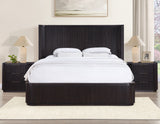 Henry Reeded King 4-Piece Bedroom Set, Espresso Finish