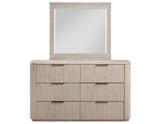 Henry Reeded Warm Tan Bedroom Set by Steve Silver at Eve Furniture