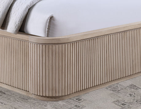 Henry Reeded Warm Tan Bedroom Set by Steve Silver at Eve Furniture