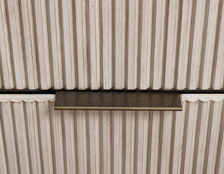 Henry 65″ 6-Drawer Reeded Dresser, Tan Finish by Steve Silver at Eve Furniture