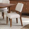 Hepburne Brown Side Chair Set of 2 by Furniture of America at Eve Furniture