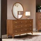 Hepburne Walnut 5-Piece Queen Storage Bedroom Set by Furniture of America at Eve Furniture