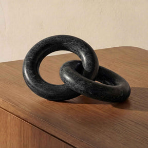 Hera Black Marble Tabletop Decor by Moe's Home at Eve Furniture