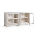Hera Creamwood 4 Door Buffet by Classic Home at Eve Furniture