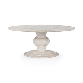 Hera Creamwood 72 Round Dining Table by Classic Home at Eve Furniture