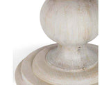Hera Whitewashed Round Dining Table by Classic Home at Eve Furniture
