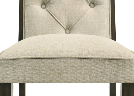 Herbert Espresso and Beige Extendable Dining Set by Crown Mark at Eve Furniture
