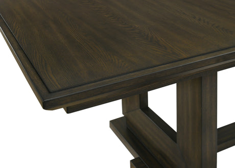 Herbert Espresso and Beige Extendable Dining Set by Crown Mark at Eve Furniture
