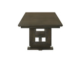 Herbert Espresso and Beige Extendable Dining Set by Crown Mark at Eve Furniture