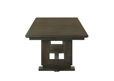 Herbert Espresso and Beige Extendable Dining Set by Crown Mark at Eve Furniture