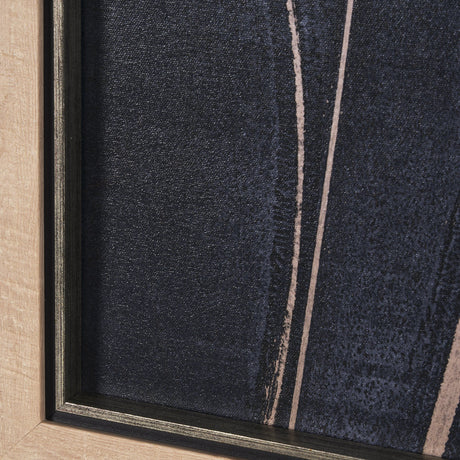 Herbes Hautes Indigo I by Mercana Studio a Hand Embellished Textured Framed Art Print by Mercana at Eve Furniture