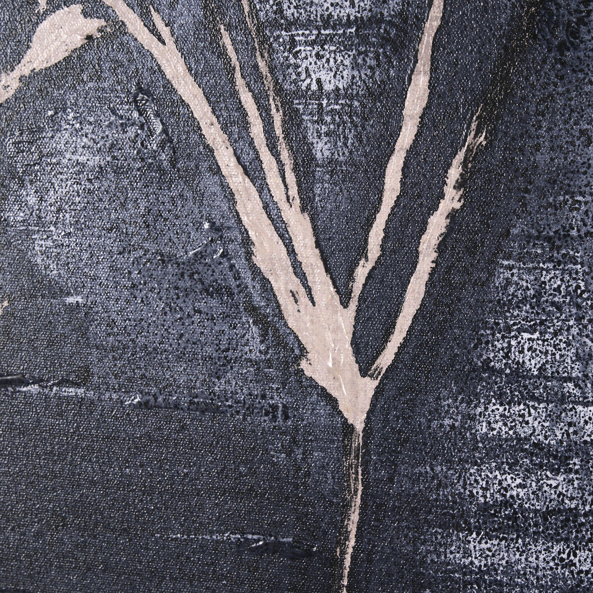 Herbes Hautes Indigo I by Mercana Studio a Hand Embellished Textured Framed Art Print by Mercana at Eve Furniture