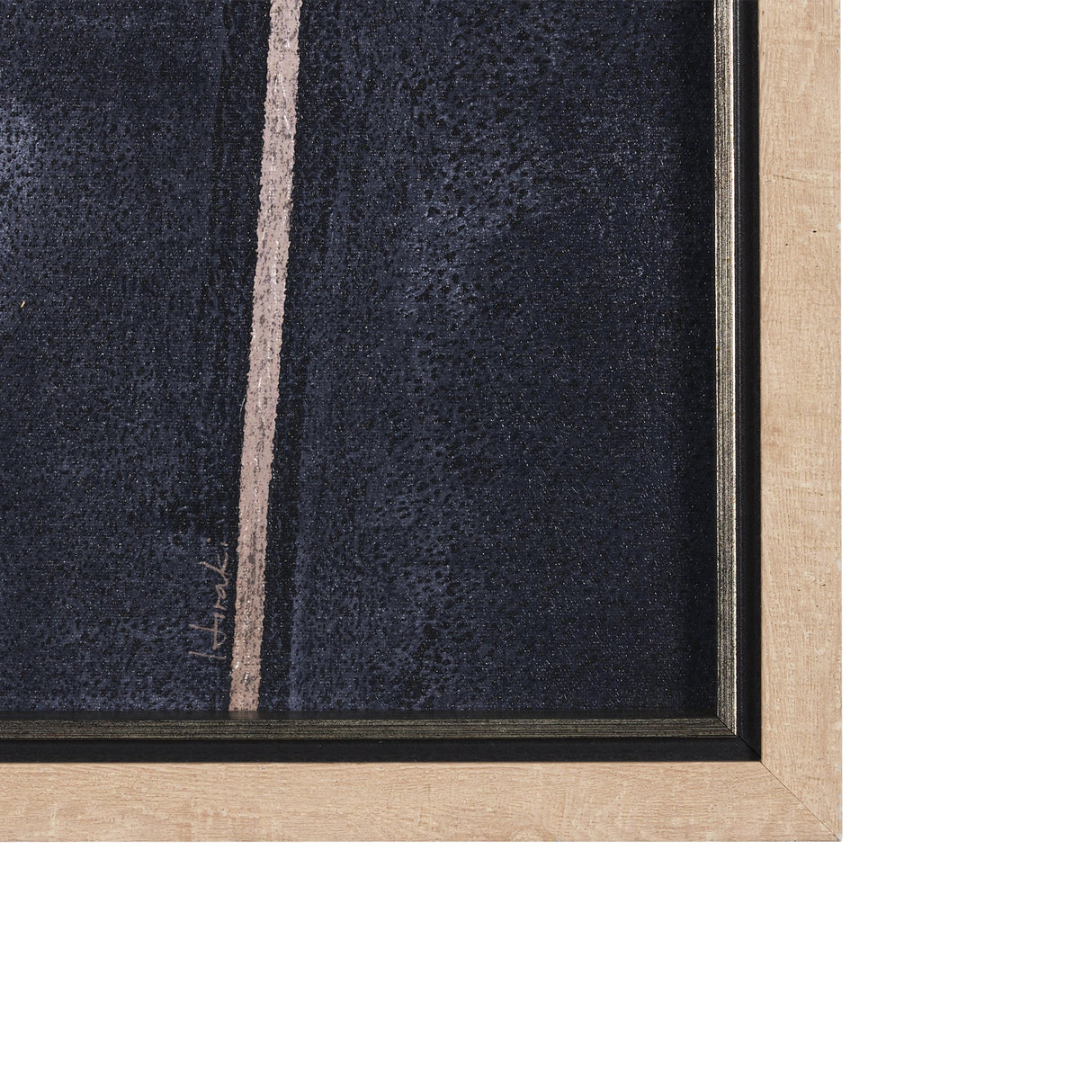 Herbes Hautes Indigo II by Mercana Studio a Hand Embellished Textured Framed Art Print by Mercana at Eve Furniture