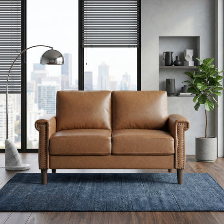 Heritage Brown 2-Piece Living Room Set by Homelegance at Eve Furniture