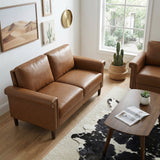 Heritage Brown 2-Piece Living Room Set by Homelegance at Eve Furniture