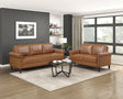 Heritage Brown 2-Piece Living Room Set by Homelegance at Eve Furniture