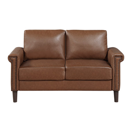 Heritage Chocolate 2-Piece Living Room Set by Homelegance at Eve Furniture