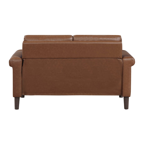 Heritage Chocolate 2-Piece Living Room Set by Homelegance at Eve Furniture