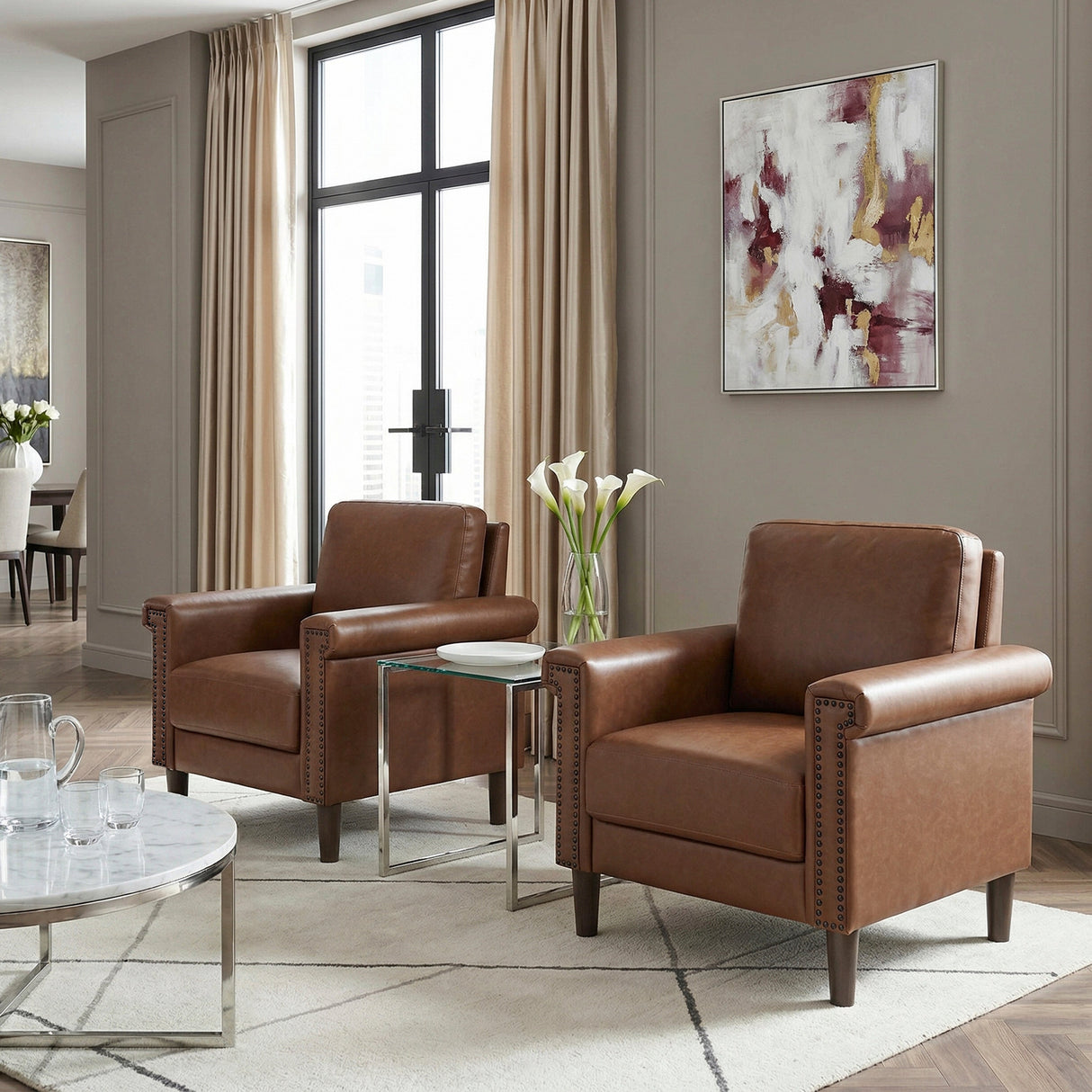 Heritage Chocolate Chair by Homelegance at Eve Furniture