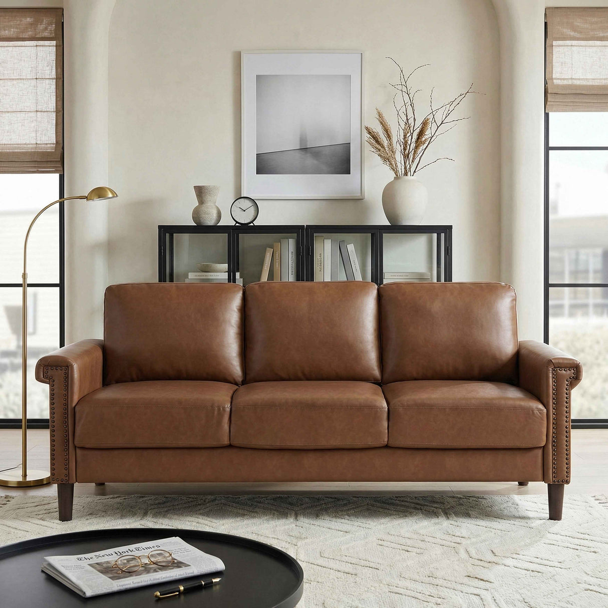 Heritage Chocolate Living Room Set by Homelegance at Eve Furniture