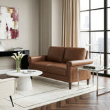 Heritage Chocolate Loveseat by Homelegance at Eve Furniture
